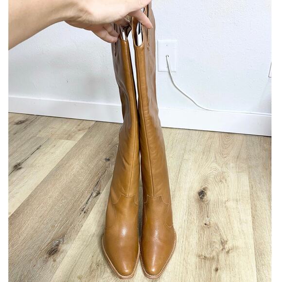 Spell & The Gypsy Montana Leather Boots In Tan 38 NWOB - Picture 6 of 12